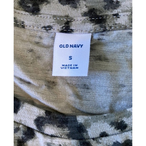NEW Old Navy Cheetah Elastic Waist T Shirt Dress Size Small Women’s Black - Picture 3 of 7